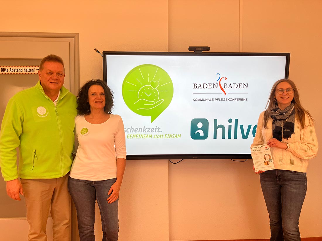 Stadt Baden-Baden kooperiert im hilver-Projekt mit schenkzeit e.V.