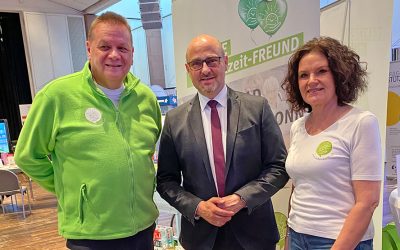 schenkzeit präsentierte sein großartiges Engagement auf der Sozialmesse in Ettlingen