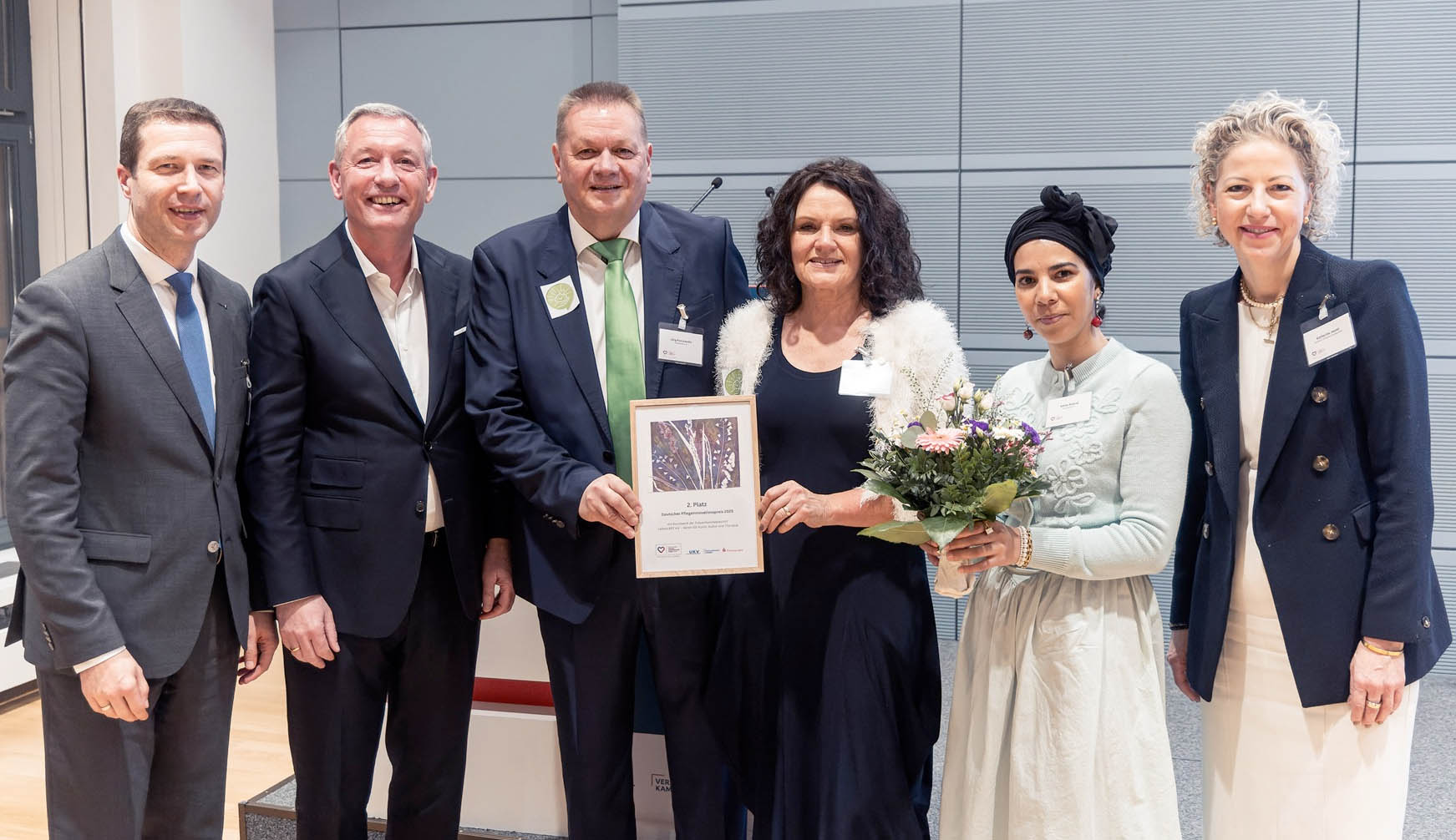 Siegerfoto Ehrung zum 2. Platz